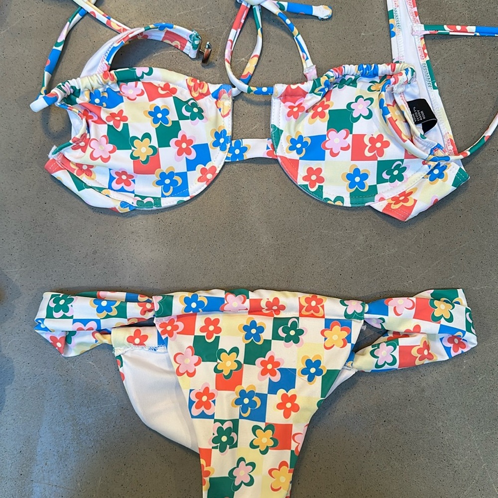 Cider rainbow bikini!!